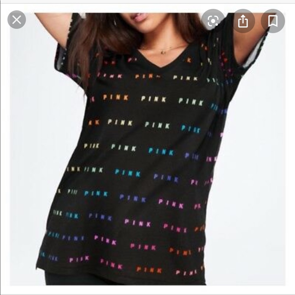 Victoria secret pink campus legging tee small